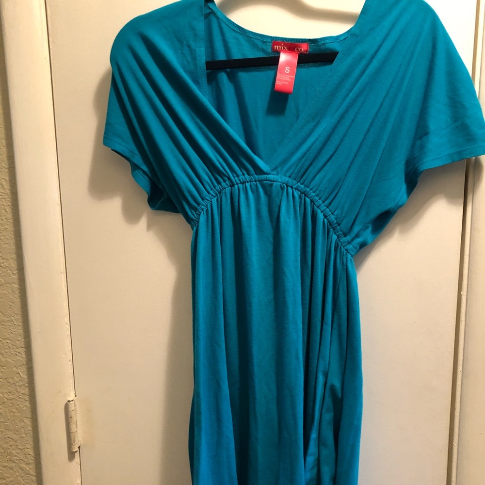 Blue dress from Mix & Co